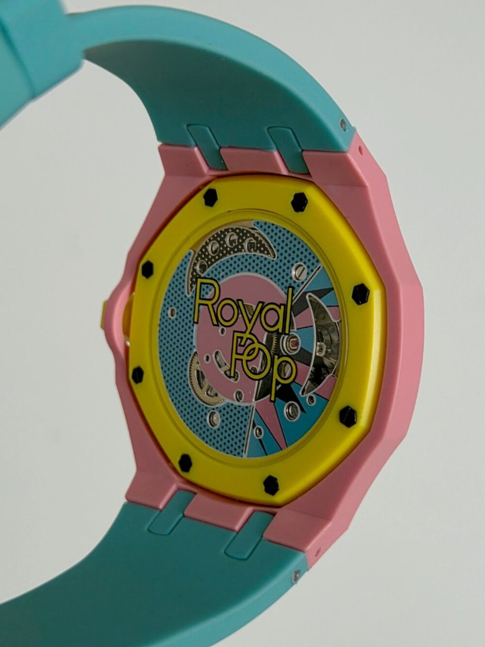 NEW Swatch X AP Watch - OTG Roz + Bioceramic & Silicone Wrist Strap - Picture 2 of 3
